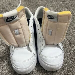 Nike White and Yellow Sneakers
